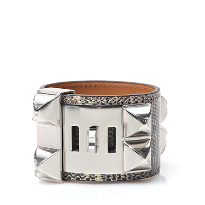 Hermes Lizard Collier De Chien CDC Bracelet S Ombre 2 of 5