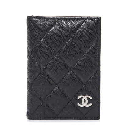 Chanel Caviar Quilted Card Holder Wallet Black 1 of 10