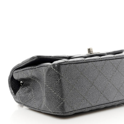Chanel Pearly Caviar Quilted Mini Rectangular Flap Grey 10 of 11