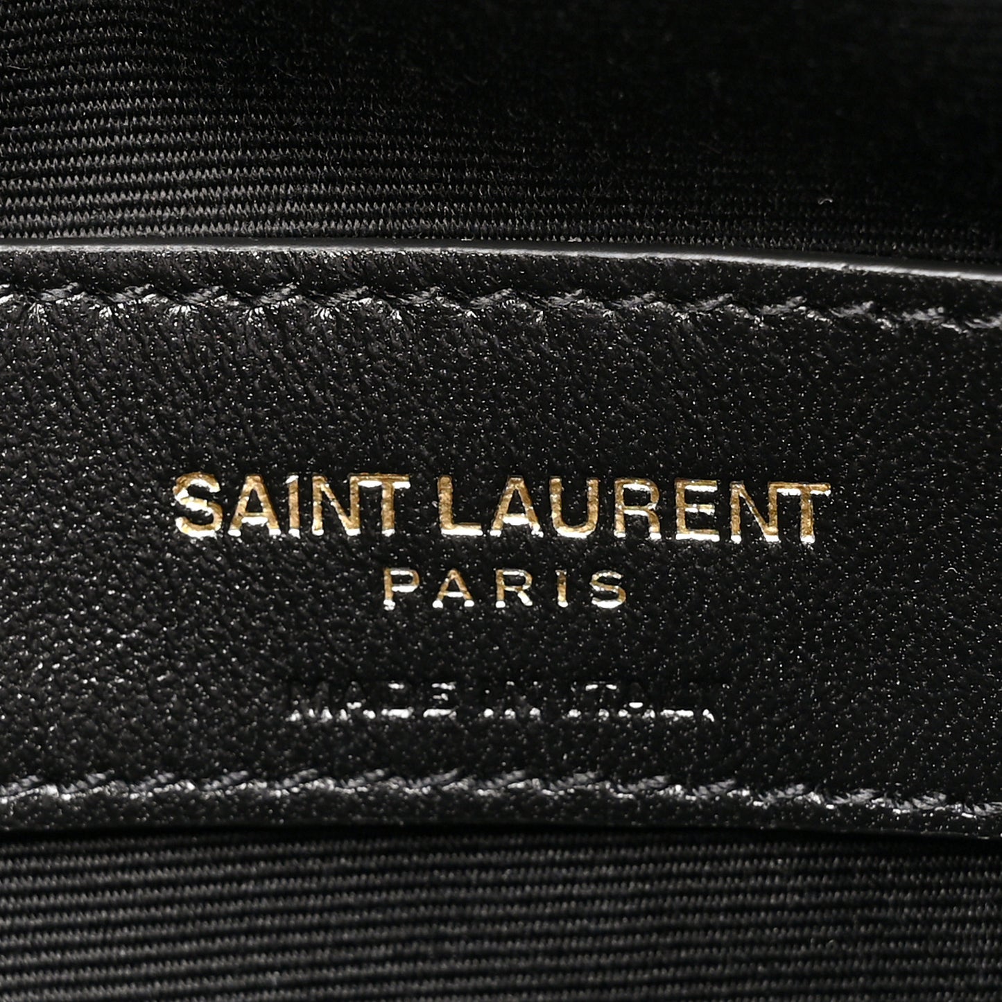 Canvas Striped Uptown Pouch Beige Black