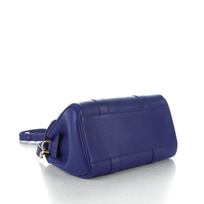 Mulberry Classic Grain Small Bayswater Satchel Neon Blue 4 of 9