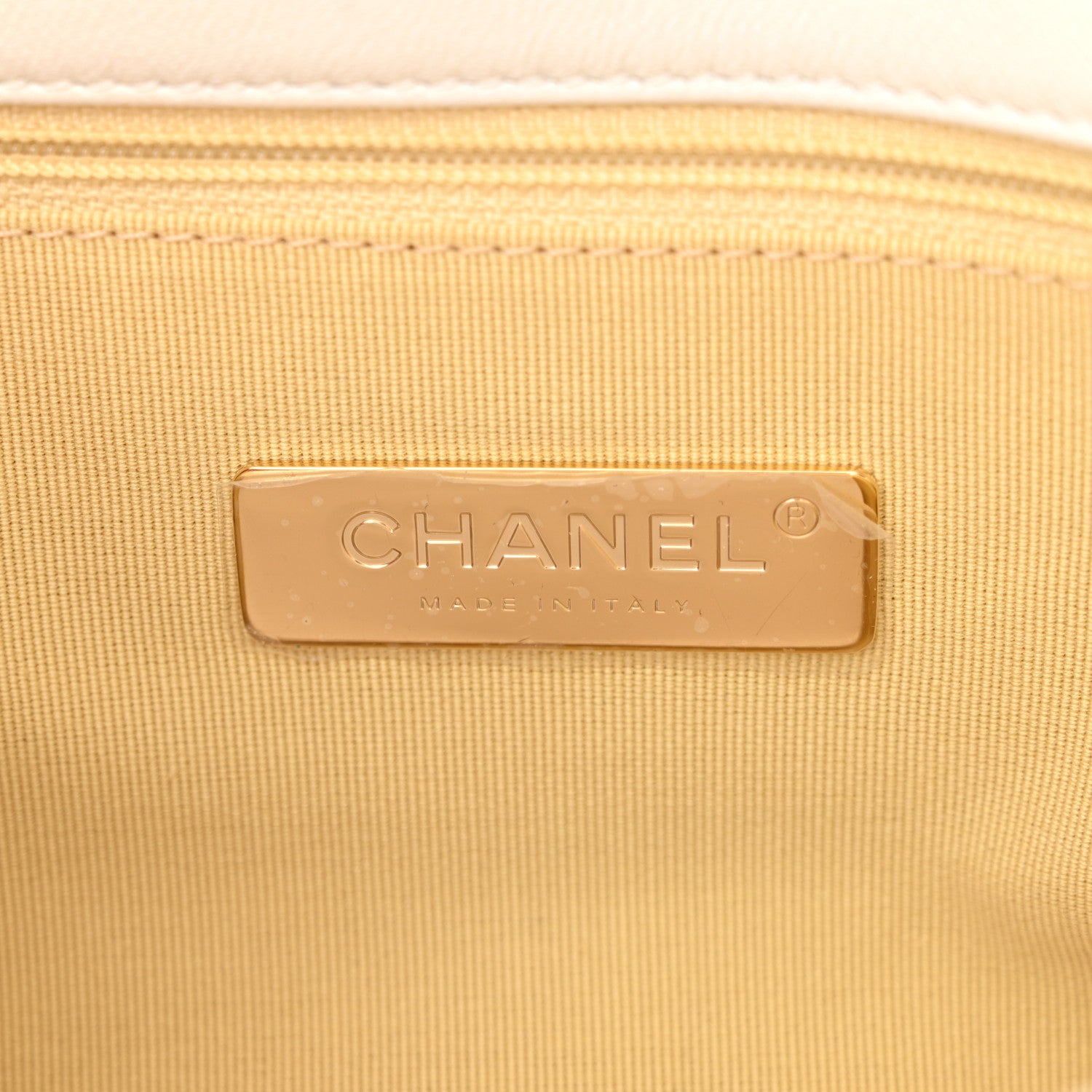 Chanel Printed Goatskin Quilted Medium Chanel 19 Flap White Multicolor 6 of 13