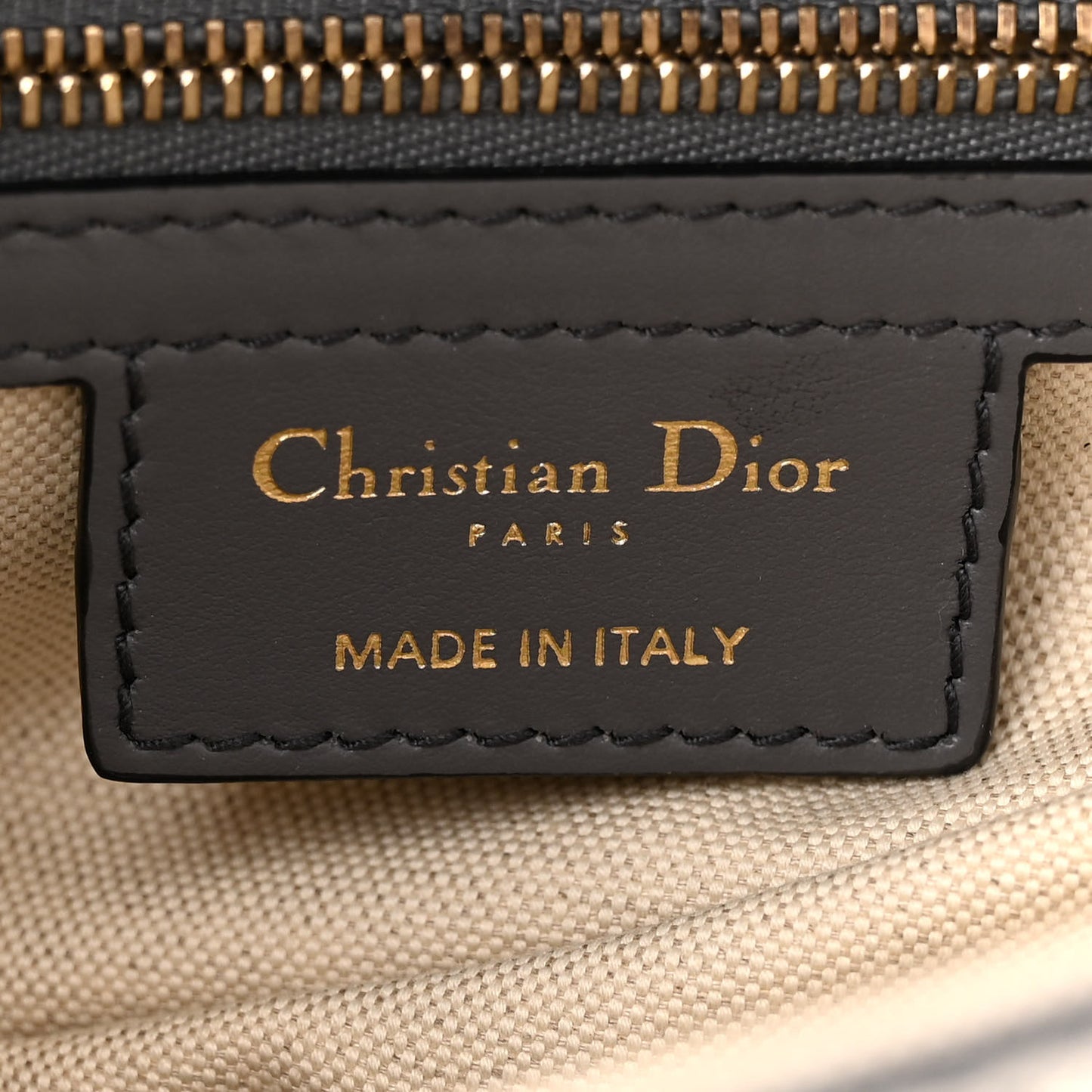 Canvas Embroidered Dioriviera Saddle Bag Grey