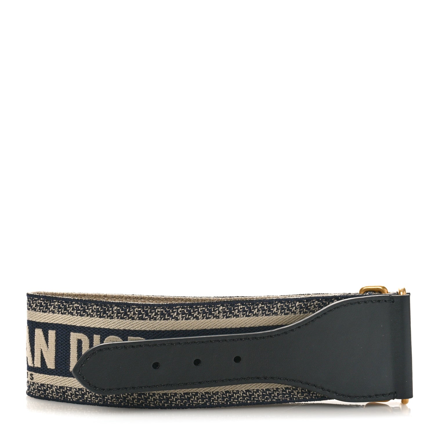 Christian Dior Canvas Embroidered Large Book Belt 80 32 Bleu 2 of 3