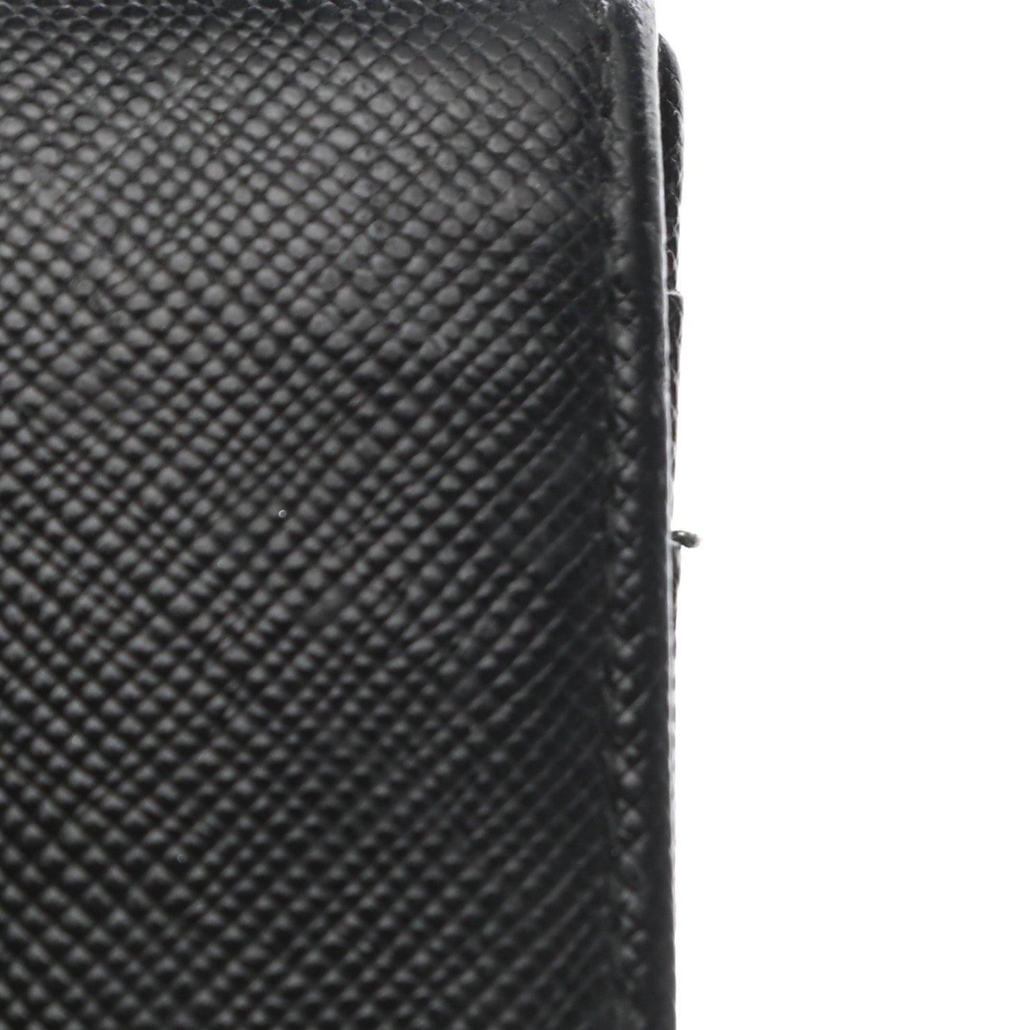 Prada Saffiano Bow Continental Wallet Black 10 of 12