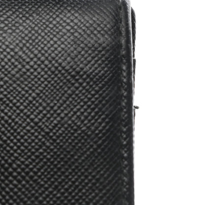 Prada Saffiano Bow Continental Wallet Black 10 of 12