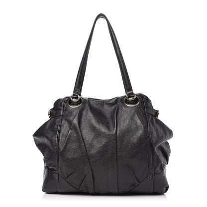 Gucci Guccissima Large Full Moon Tote Black 1 of 20
