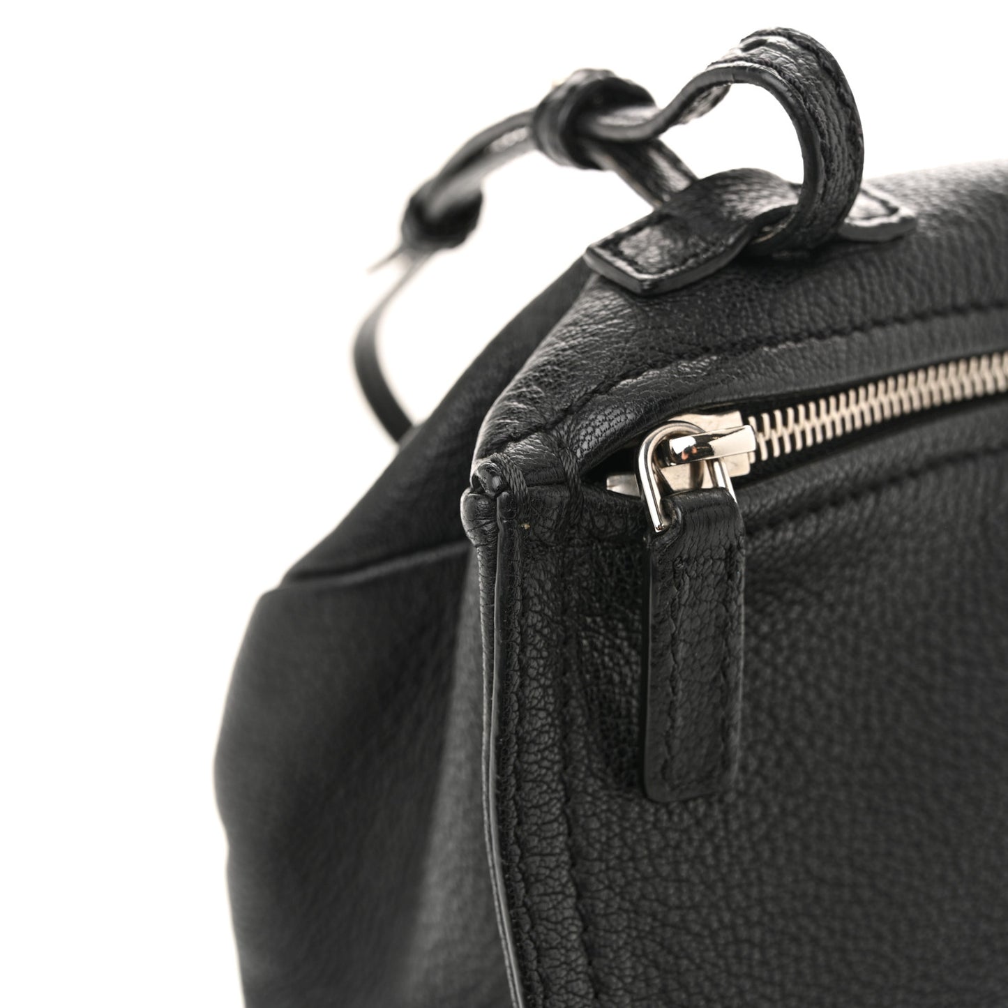 Sugar Goatskin Mini Pandora  Black