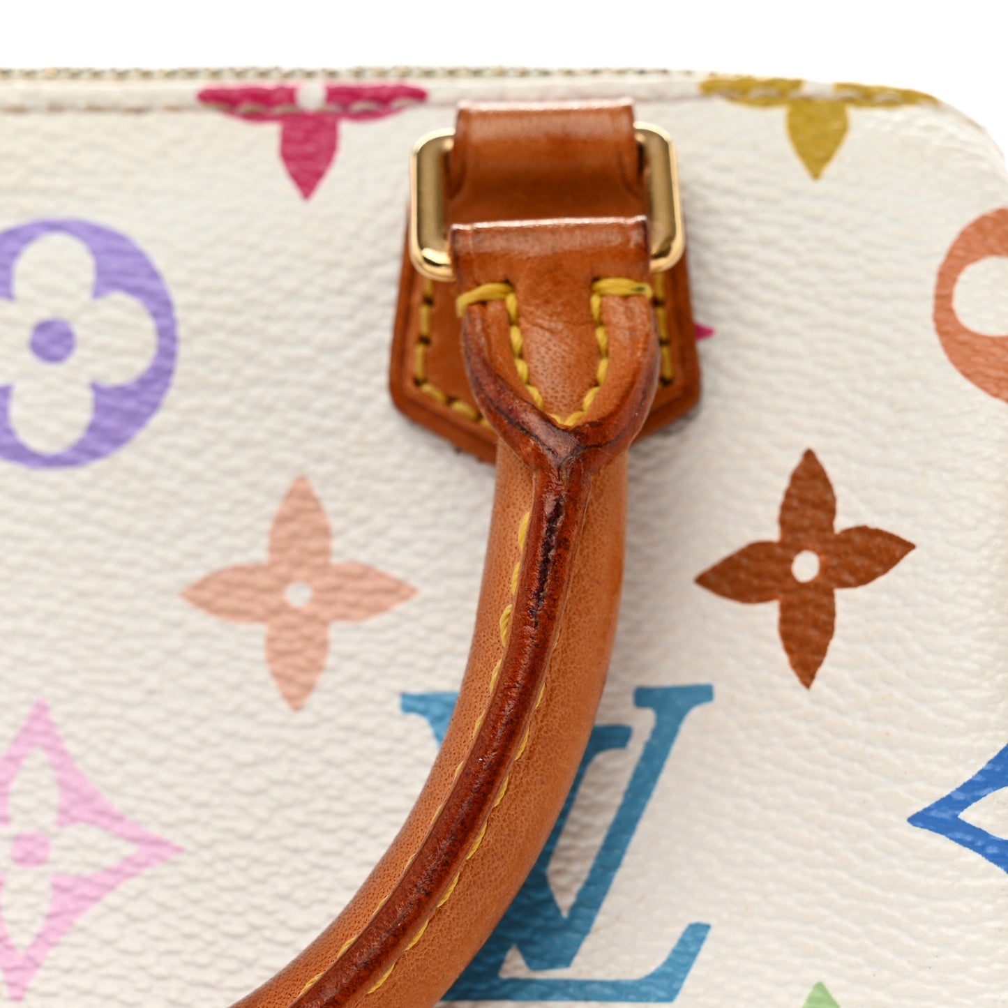 Monogram Multicolor Mini Sac HL Speedy White