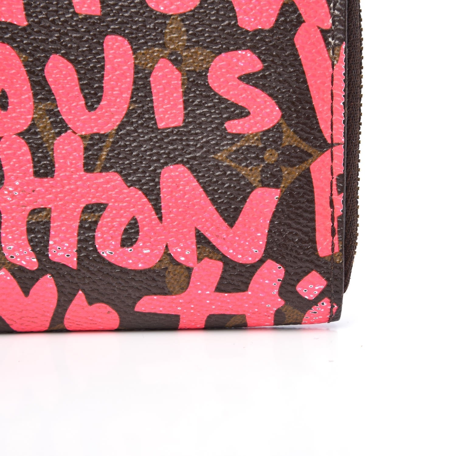 Louis Vuitton Monogram Graffiti Zippy Coin Purse Fuchsia 8 of 11