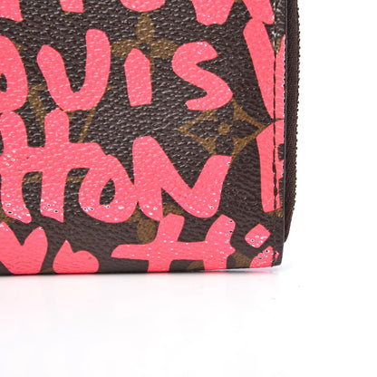 Louis Vuitton Monogram Graffiti Zippy Coin Purse Fuchsia 8 of 11