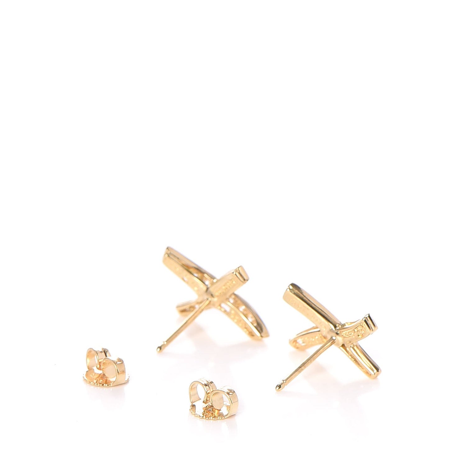 18K Yellow Gold Diamond Paloma Picasso X Kiss Earrings