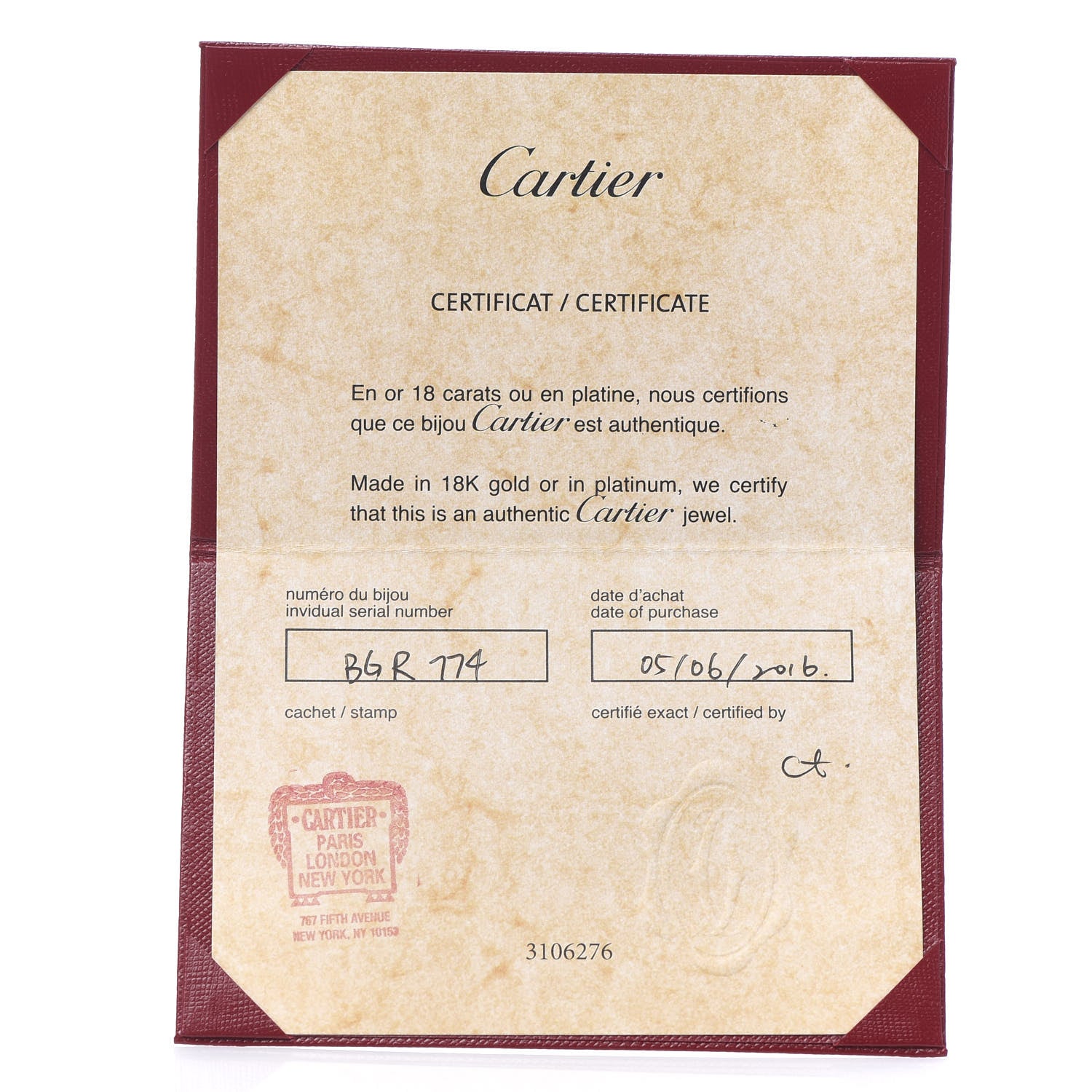 Cartier 18K Pink Yellow White Gold Diamond Trinity Ring 53 6.25 6 of 7