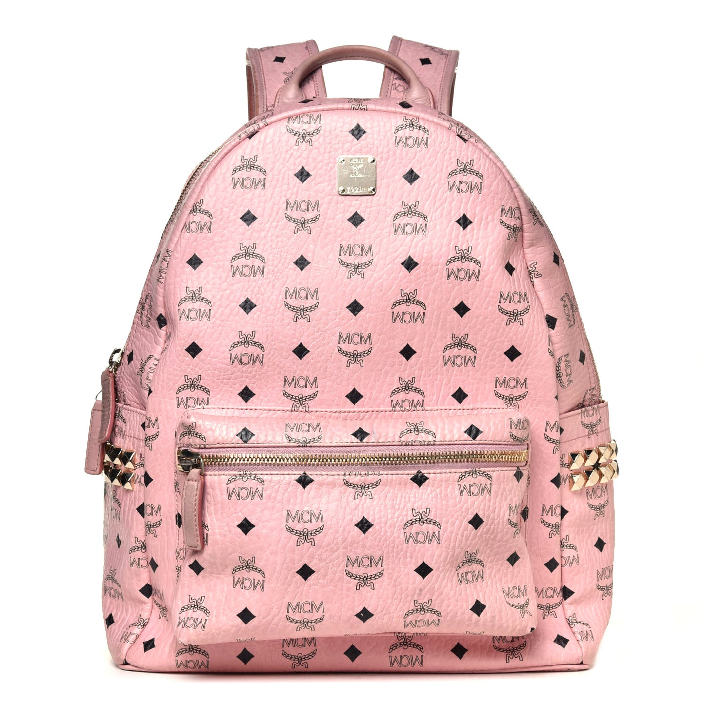 Visetos Medium Side Studs Stark Backpack Soft Pink