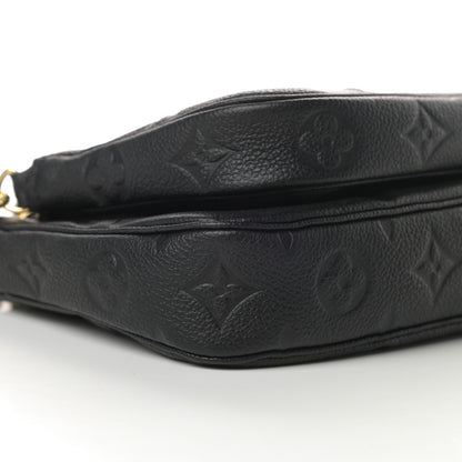 Louis Vuitton Empreinte Monogram Giant Multi Pochette Accessories Black 9 of 10
