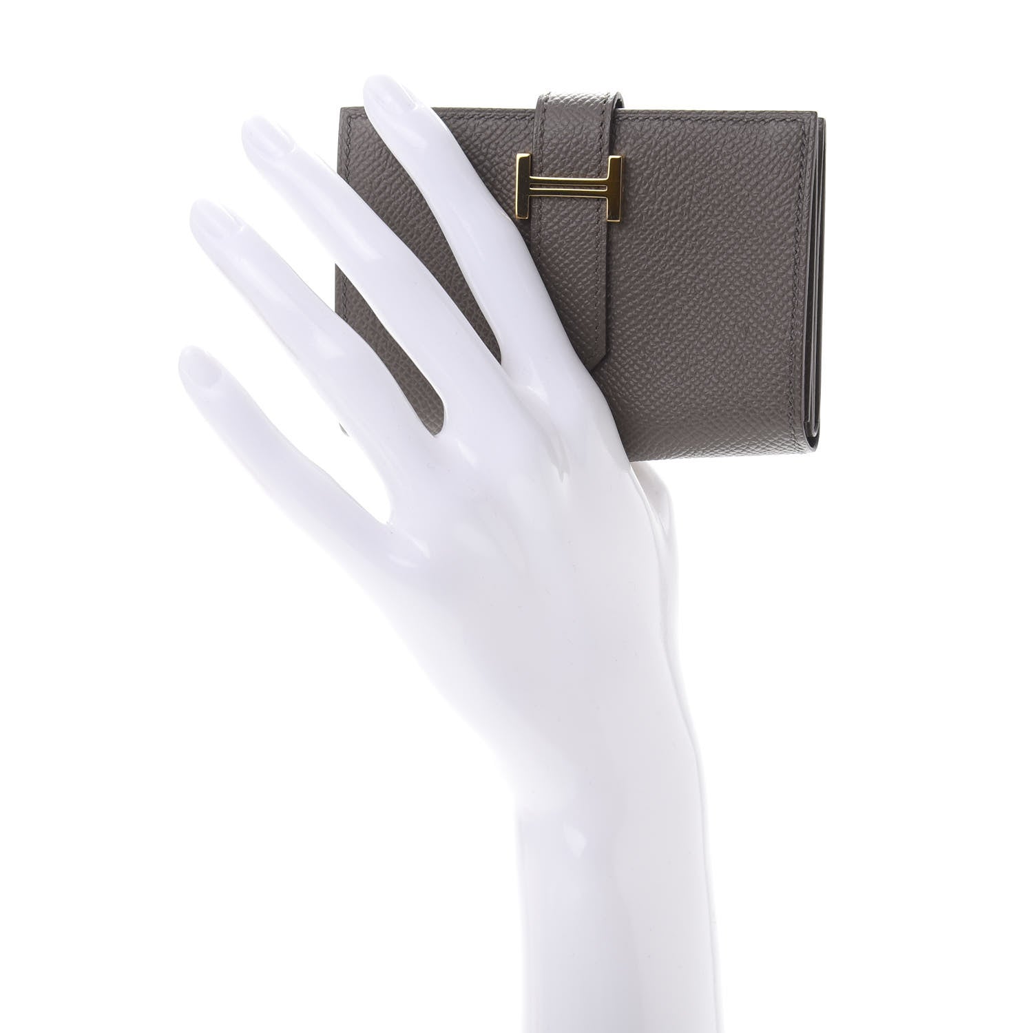 Hermes Epsom Mini Bearn Wallet Etain 2 of 8