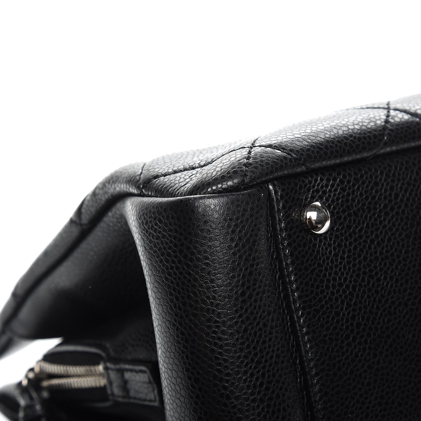 Caviar Quilted CC Timeless Tote Black