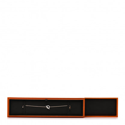 Hermes 18K Rose Gold Diamond Finesse Bracelet SH 4 of 4