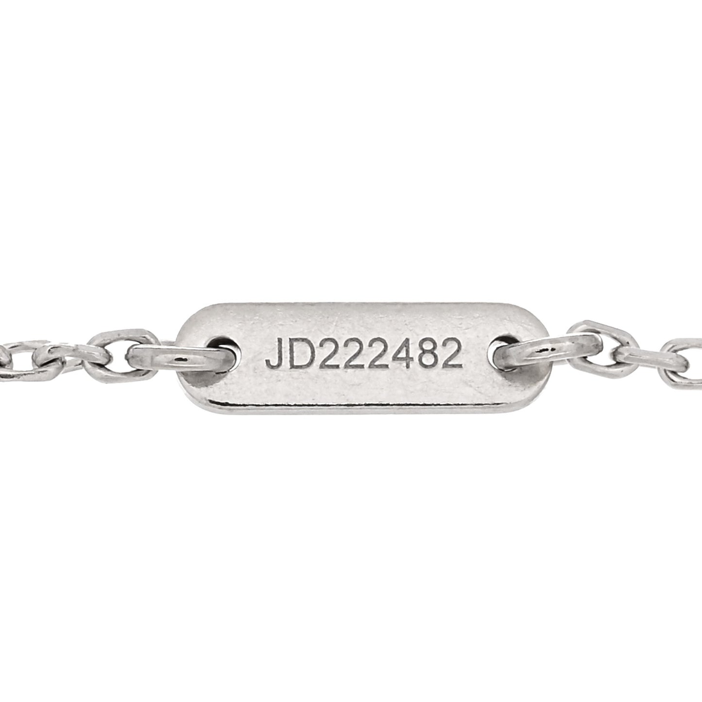 18K White Gold Diamond Sweet Alhambra Bracelet