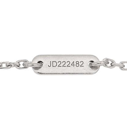 Van Cleef & Arpels 18K White Gold Diamond Sweet Alhambra Bracelet 4 of 4