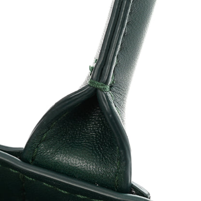 Bottega Veneta Nappa Maxi Intreccio Mini Arco East West Tote Emerald Green 10 of 12