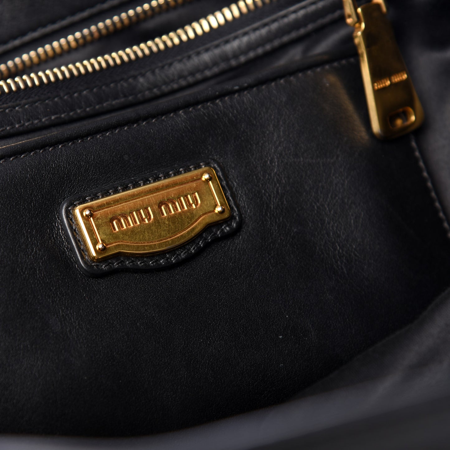 Vitello Soft Calf Tote Black