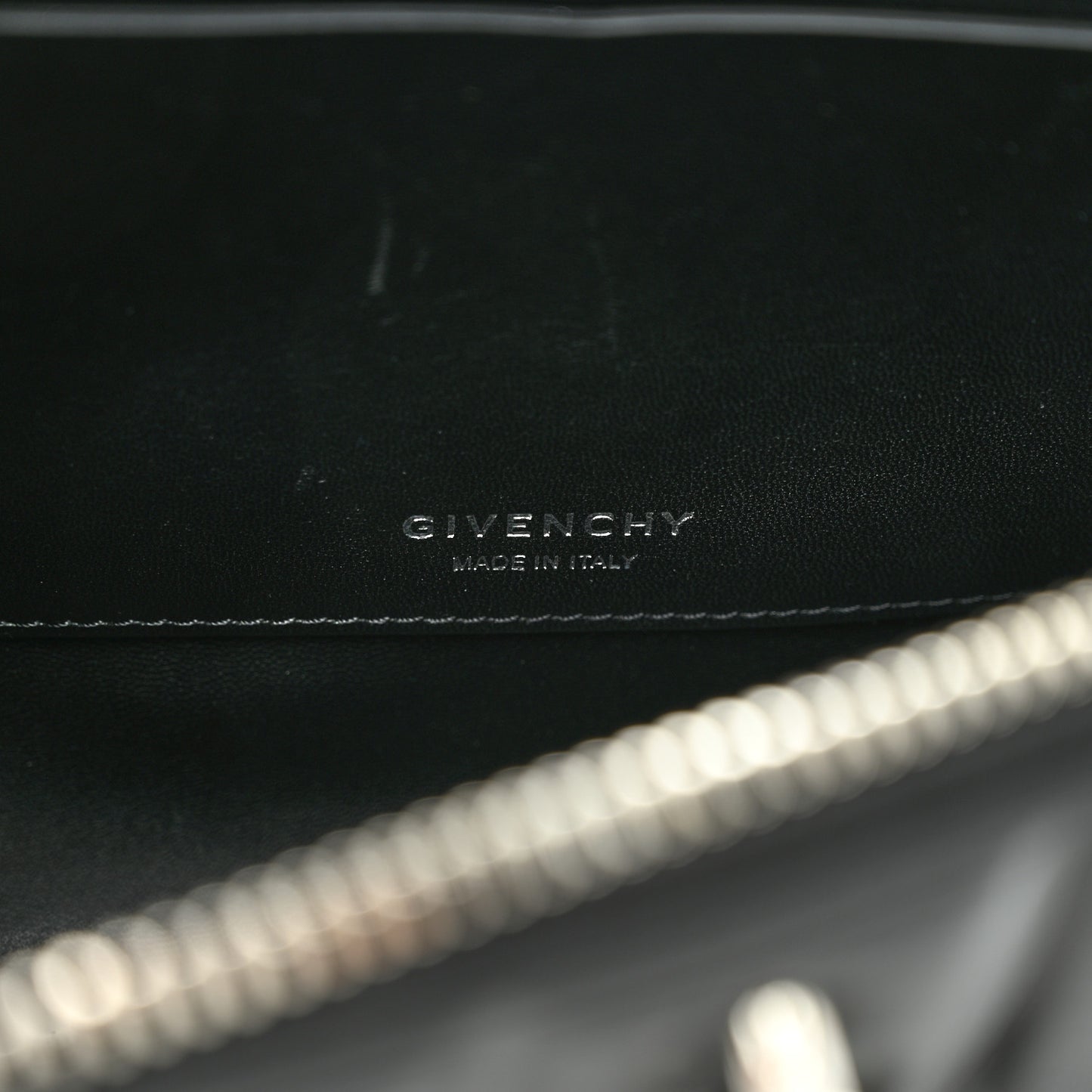 Lambskin XS Lock Antigona Shoulder Bag Black
