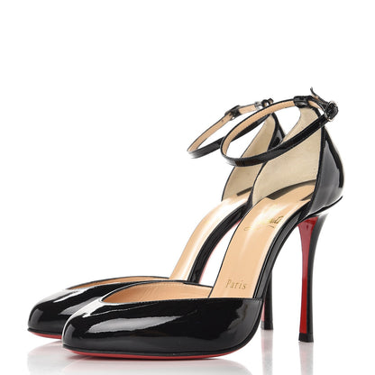 Christian Louboutin Patent Dollyla 100 Pumps 36 Black 3 of 8