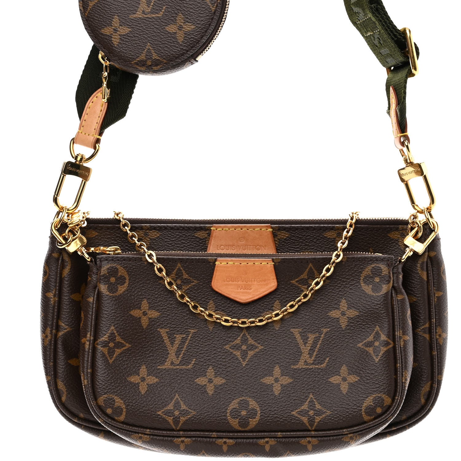 Louis Vuitton Monogram Multi Pochette Accessories Kaki 8 of 12