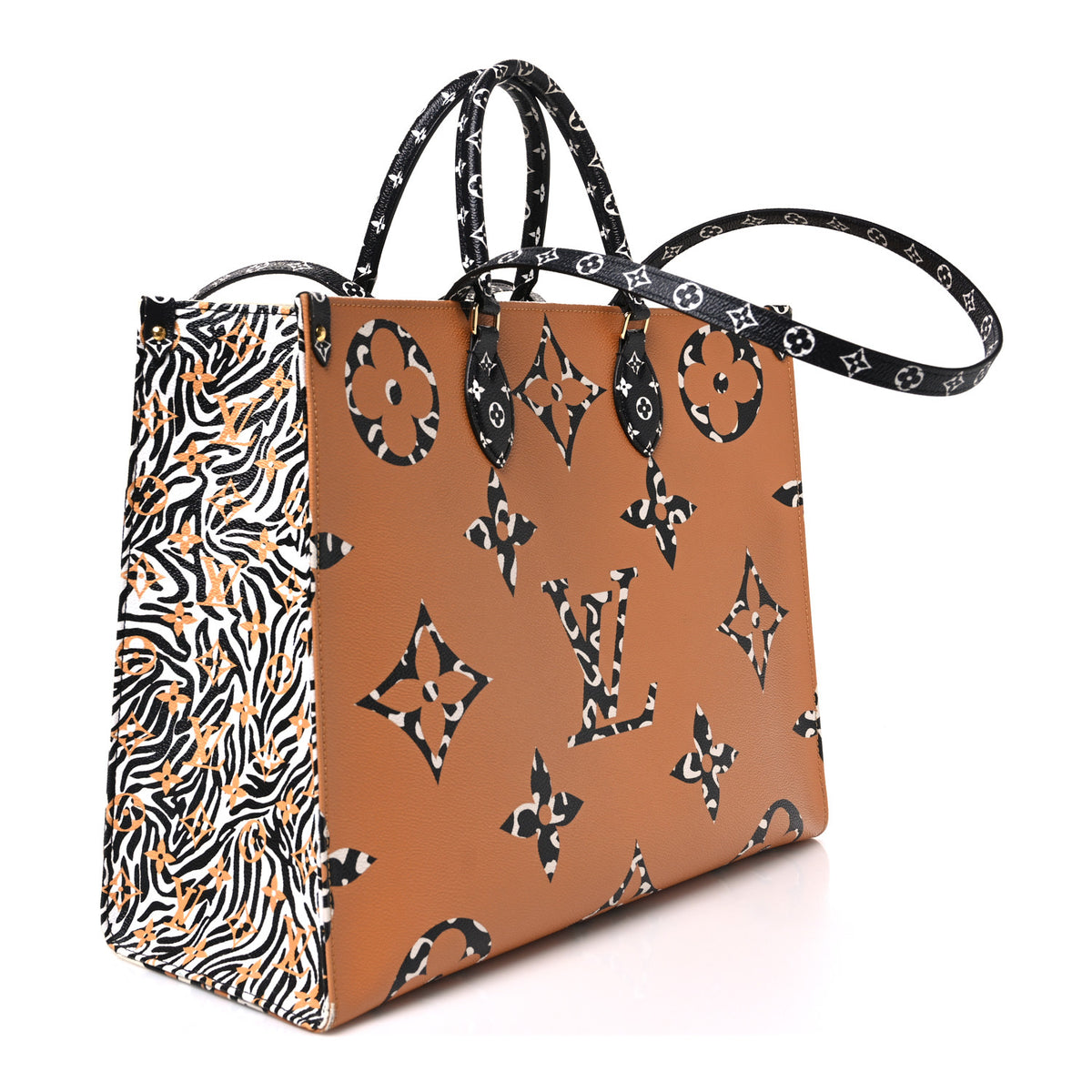 Louis Vuitton Monogram Giant Jungle Onthego GM Ivory 3 of 11