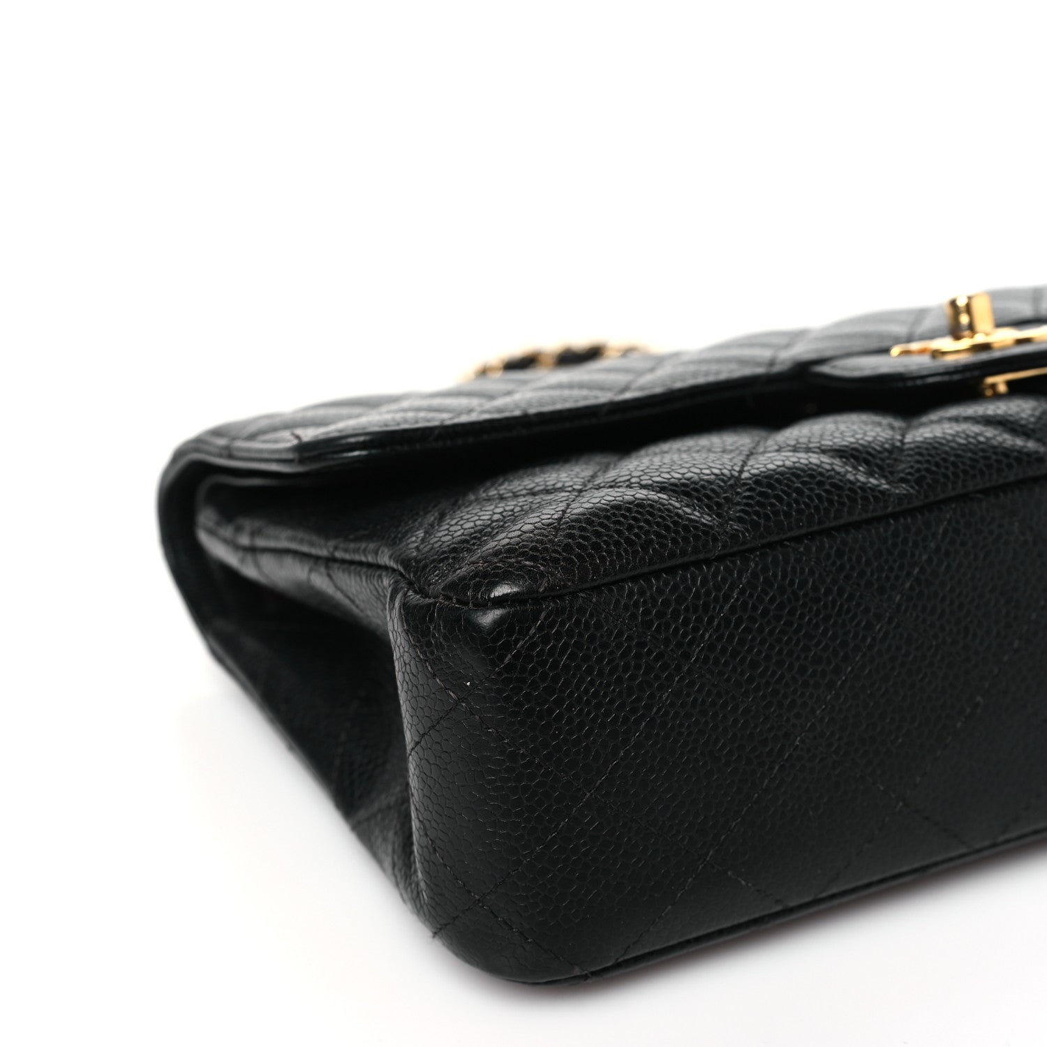 Chanel Caviar Quilted Medium Double Flap Black 9 of 13