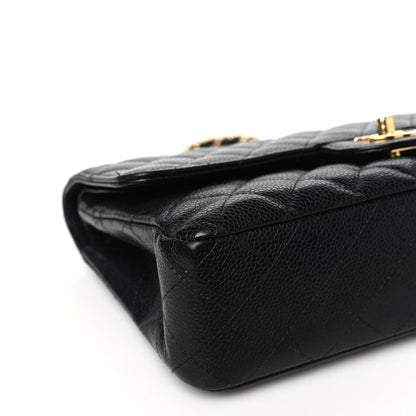 Chanel Caviar Quilted Medium Double Flap Black 9 of 13