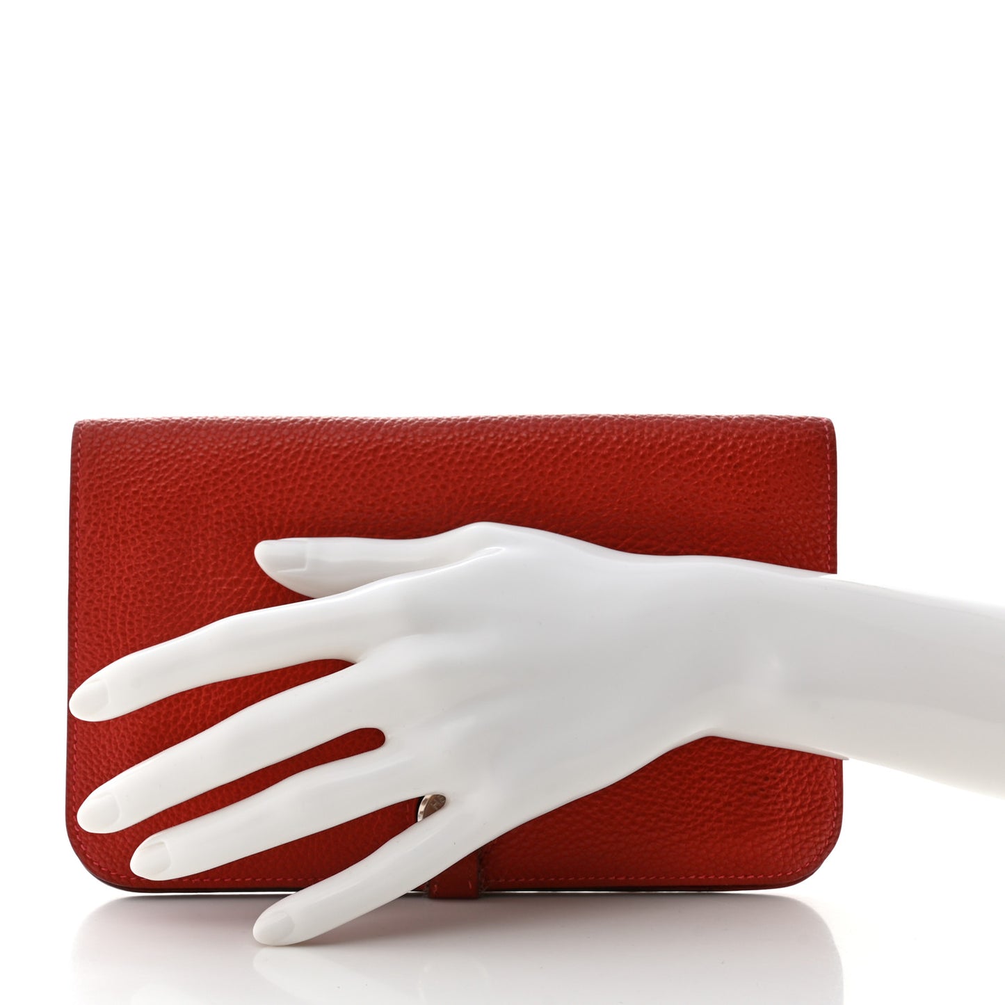Togo Dogon Duo Wallet Rouge Casaque