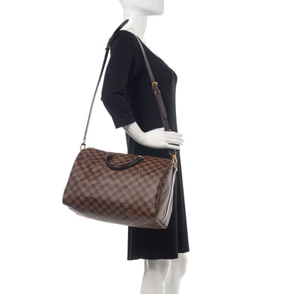 Louis Vuitton Damier Ebene Speedy Bandouliere 35 2 of 10