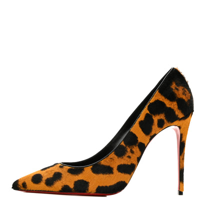 Christian Louboutin Calf Hair Leopard Kate 100 Pumps 37.5 Spicy 1 of 7