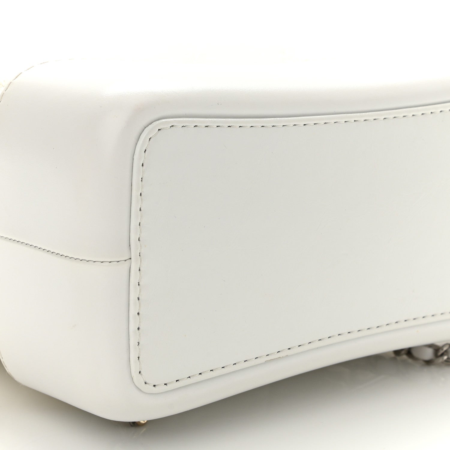 Chanel Aged Calfskin Quilted Small Gabrielle Backpack White 9 of 11