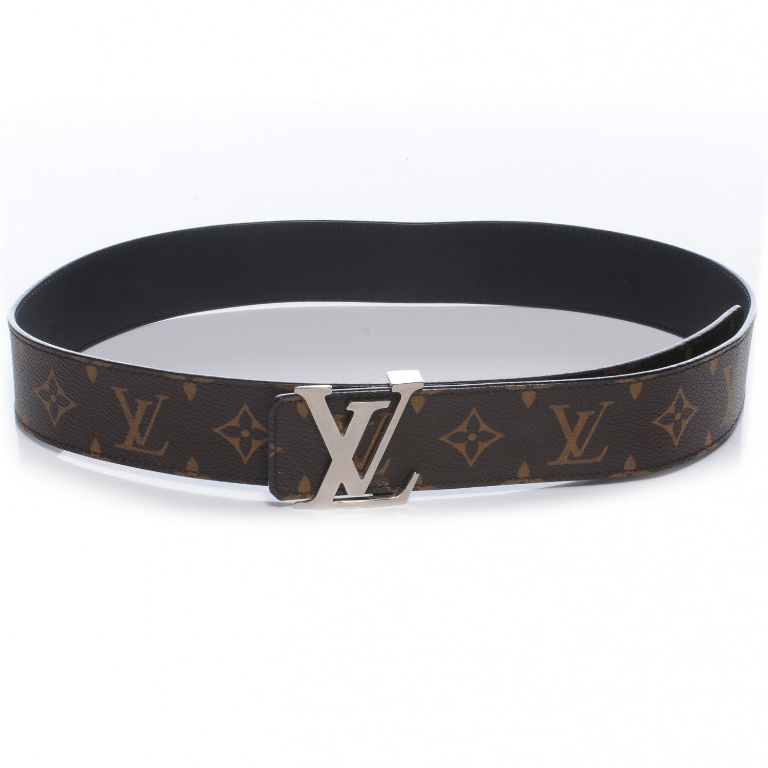 Louis Vuitton Monogram LV Initiales Belt 85 34 1 of 5