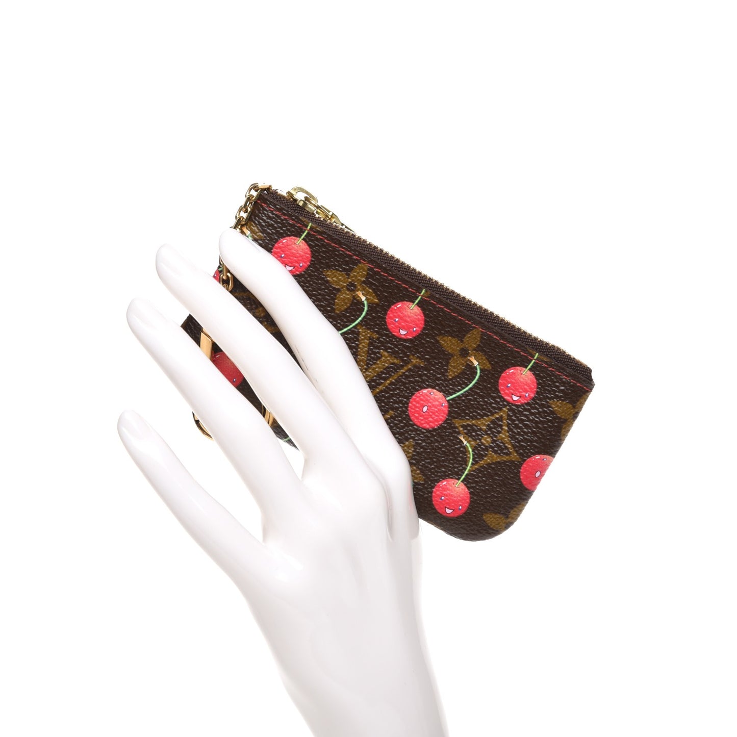 Monogram Cerises Key Pouch