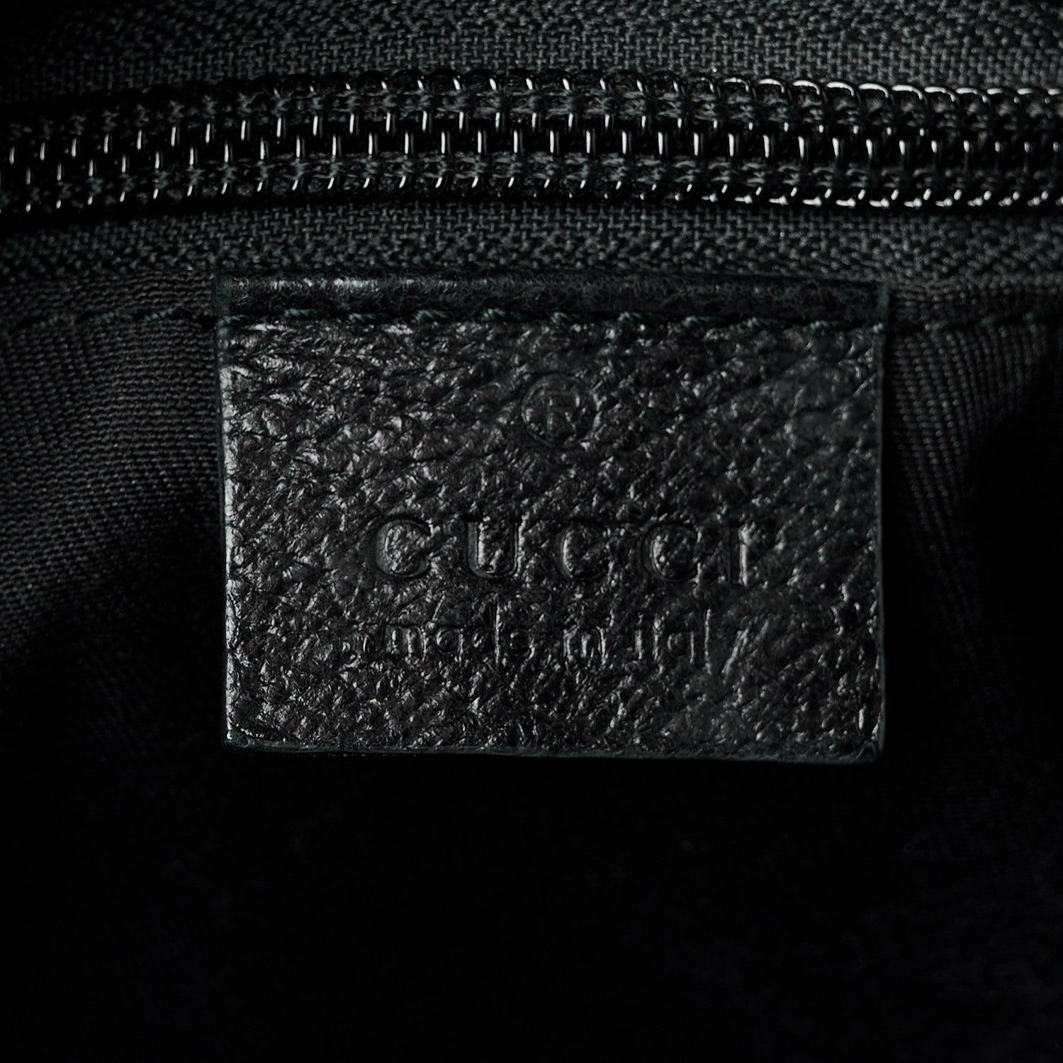 Gucci Monogram Web Medium Half Moon Hobo Black 6 of 11