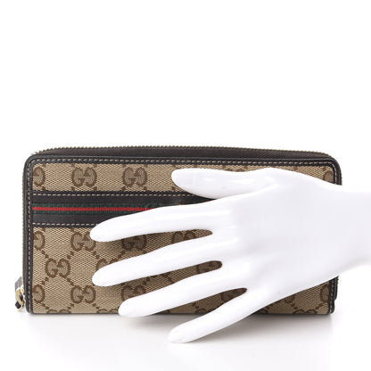 Gucci Monogram Princy Zip Around Wallet Dark Brown 2 of 7