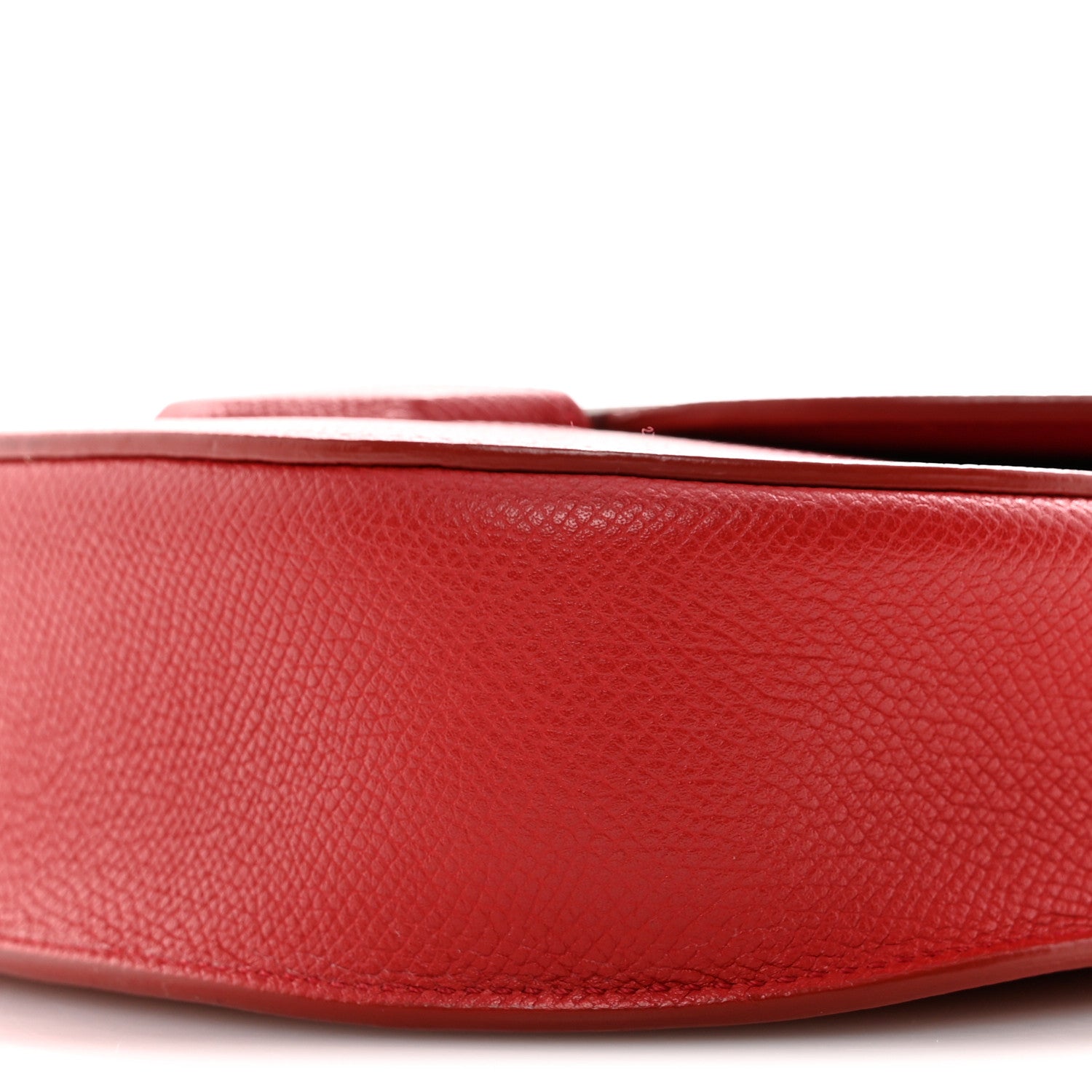 Celine Grained Calfskin Small Trotteur Coquelicot 10 of 16