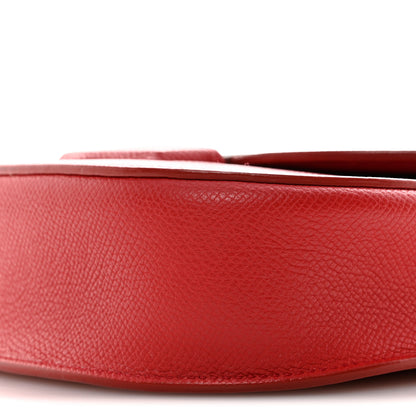 Celine Grained Calfskin Small Trotteur Coquelicot 10 of 16