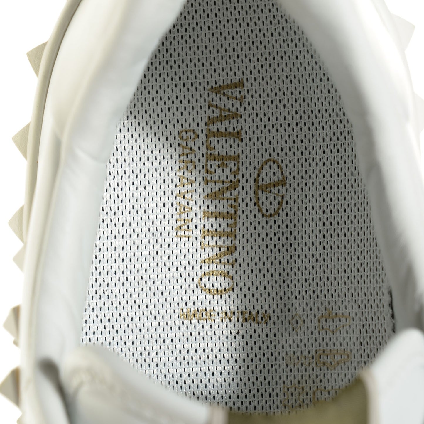 Calfskin Mens Rock Be Low Top Sneakers 43.5 White