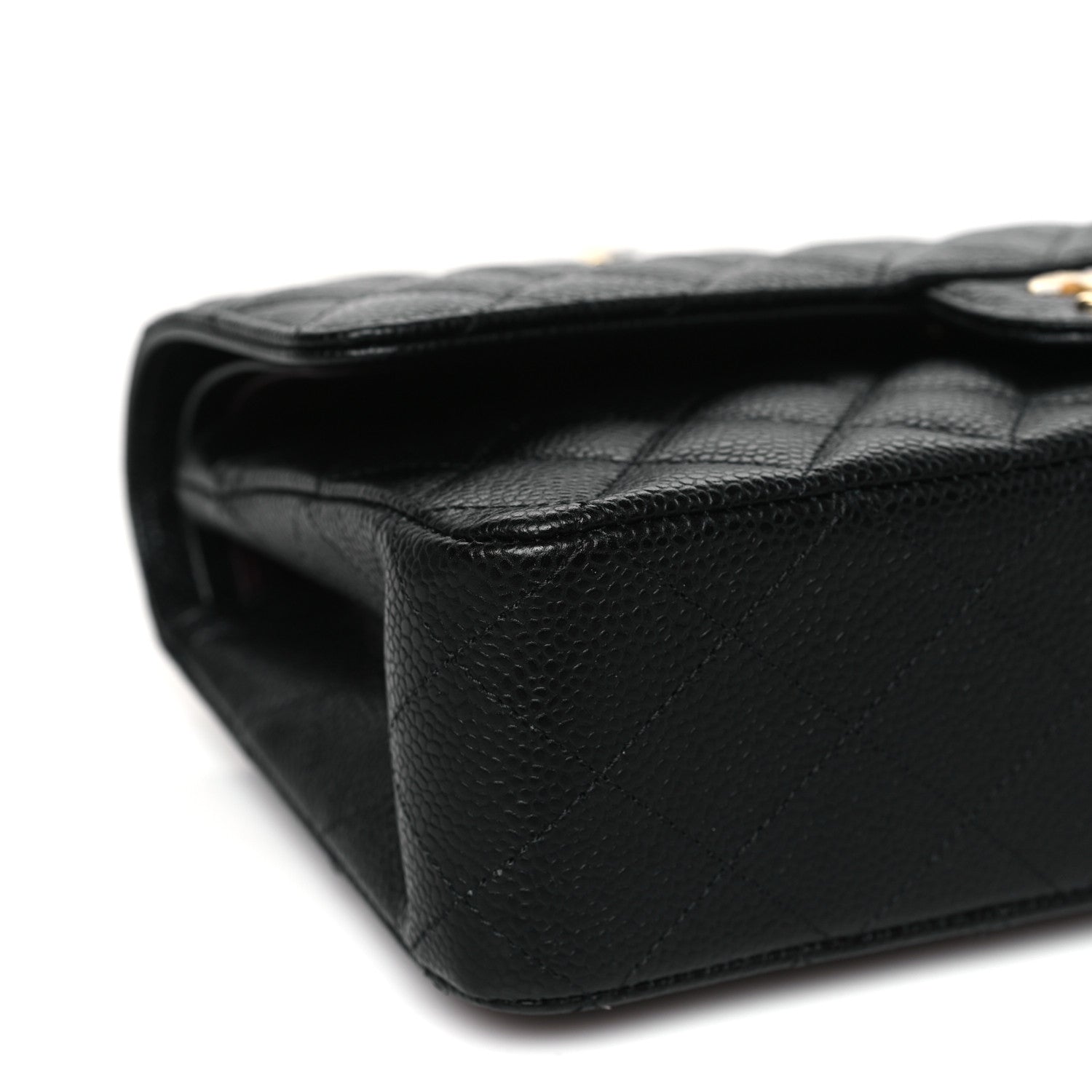 Chanel Caviar Quilted Medium Double Flap Black 7 of 9