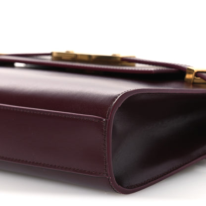 Saint Laurent Smooth Calfskin Small Manhattan Shoulder Bag Hot Wine 9 of 10