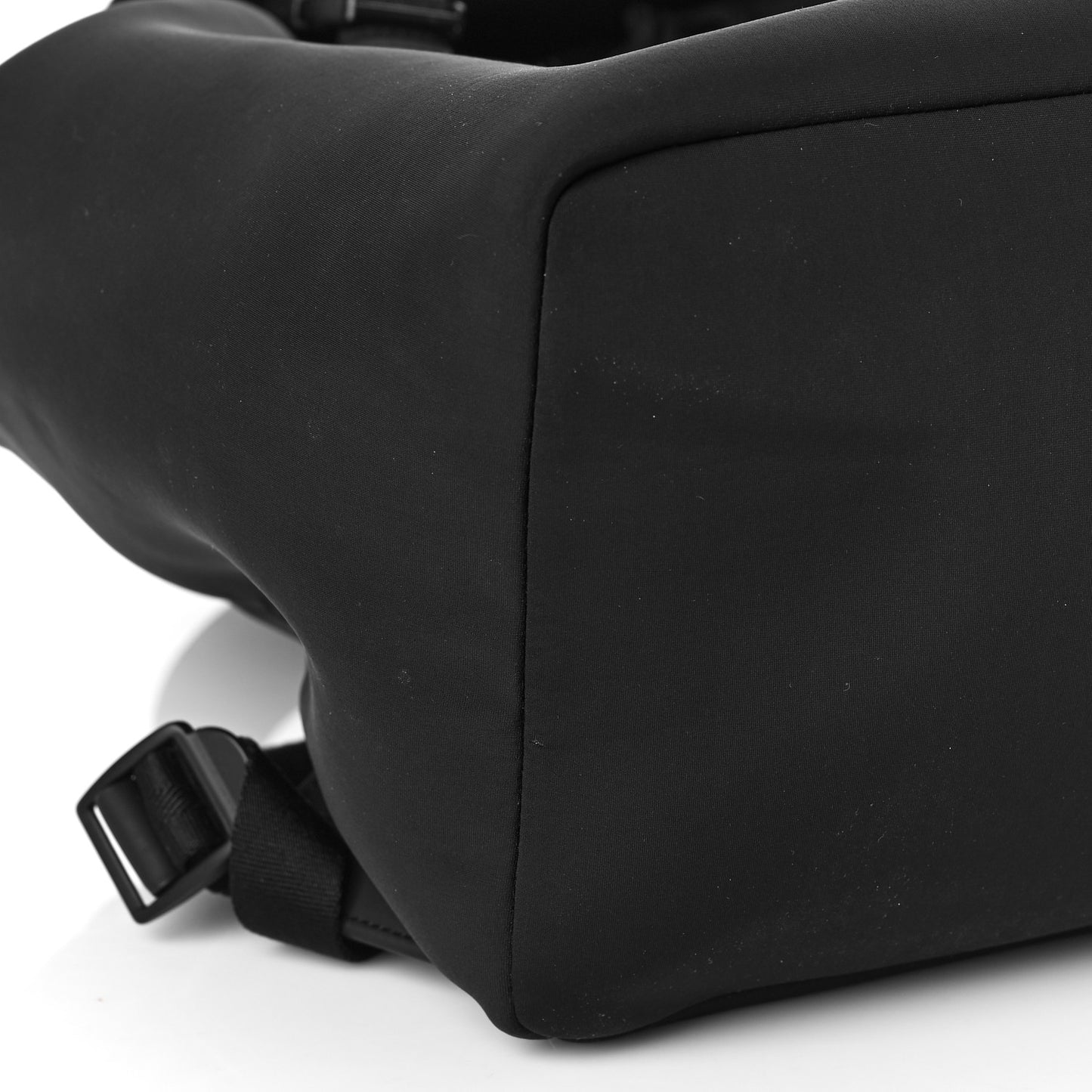 Nylon Logo Backpack Black