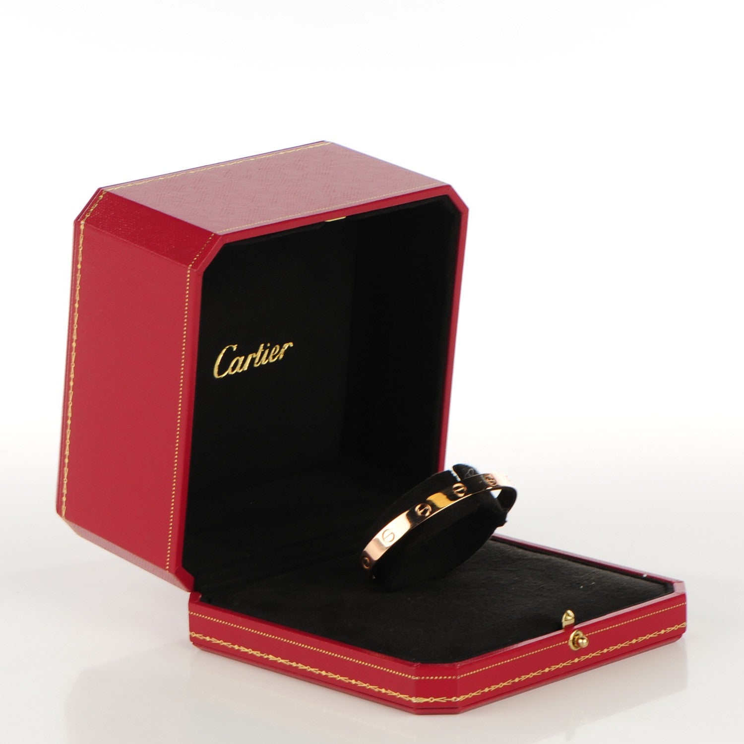 Cartier 18K Pink Gold LOVE Cuff Bracelet 17 4 of 4