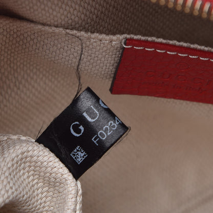 Gucci Pebbled Calfskin Small Soho Disco Bag Tabasco Red 8 of 8