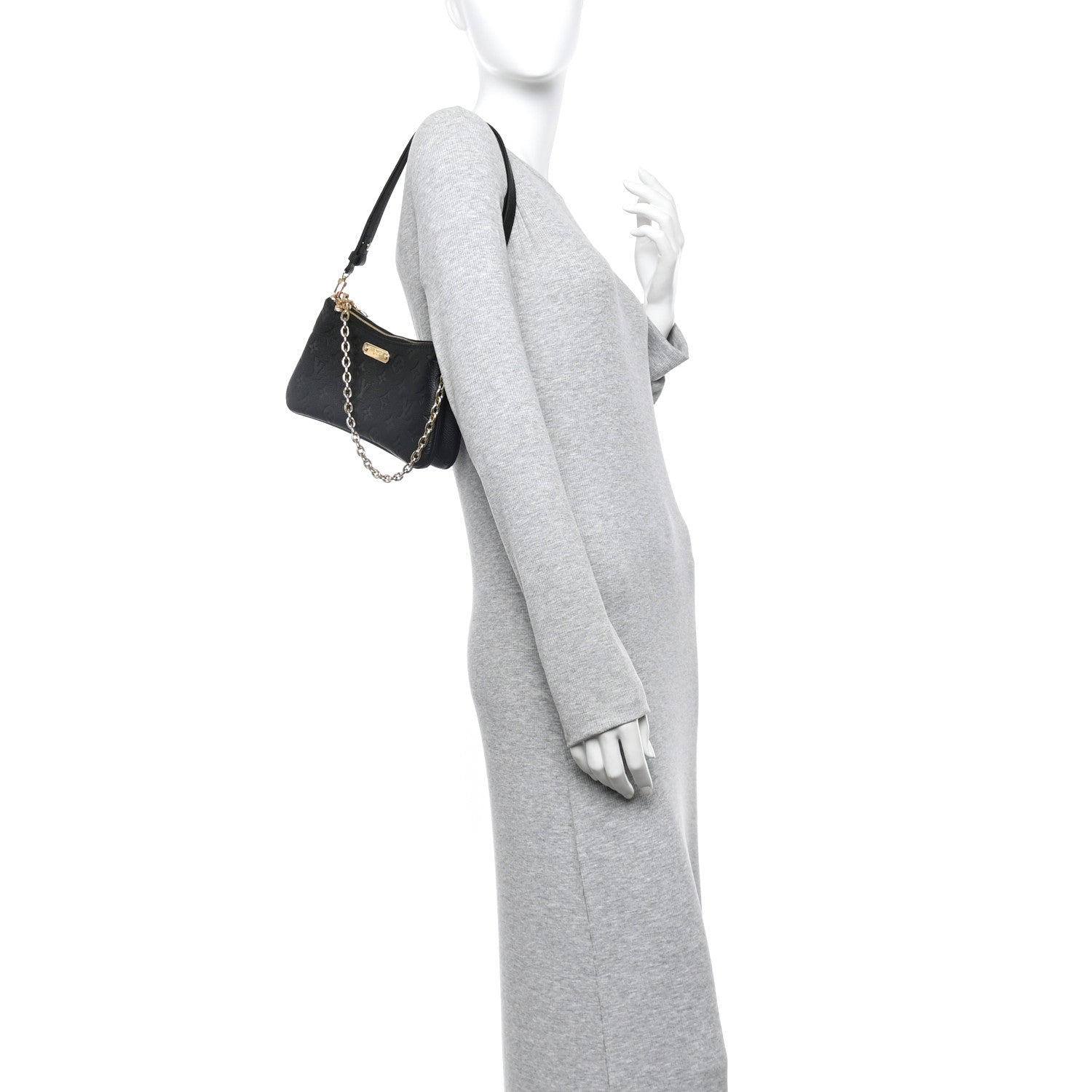 Louis Vuitton Empreinte Monogram Liv Pochette Black 2 of 11