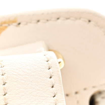 Saint Laurent Calfskin Baby Monogram Cabas Dove White 12 of 12